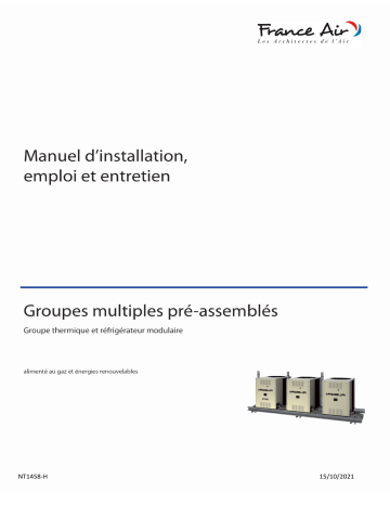 GAHP A | GA ACF HR | GAHP GS | GAHP-AR | GA ACF LB | GA ACF HT | GA ACF TK | GA ACF | Robur GAHP WS HEAT PUMP Manuel utilisateur | Fixfr