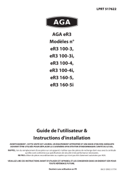 AGA eR3 100 and 160 Manuel utilisateur