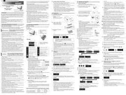 Omron Healthcare HEM-7600T-E EVOLV Blood Pressure Monitor Manuel utilisateur