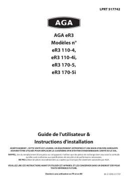 AGA eR3 110 and 170 Manuel utilisateur