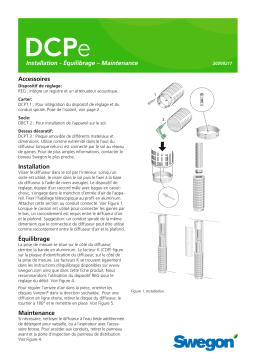 Swegon DCP e Mode d'emploi