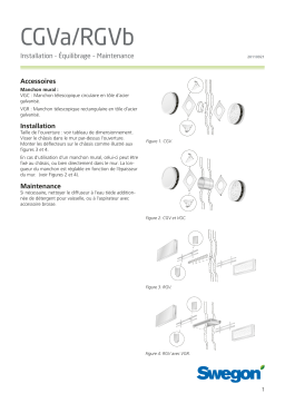Swegon RGVb Mode d'emploi