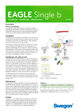 Swegon EAGLE Single b Mode d'emploi