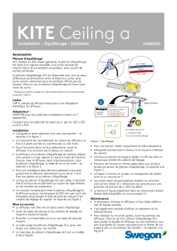 Swegon KITE Ceiling a Mode d'emploi