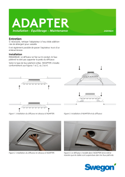 Swegon ADAPTER Mode d'emploi