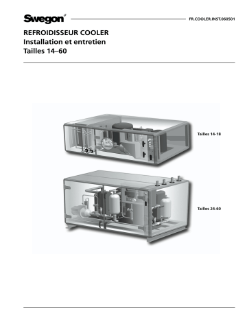 Swegon COOLER COOLER cooling unit Mode d'emploi | Fixfr