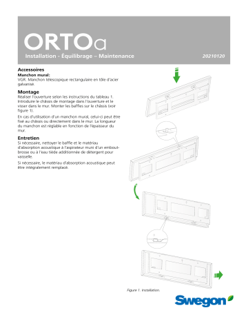 Swegon ORTO a Mode d'emploi | Fixfr