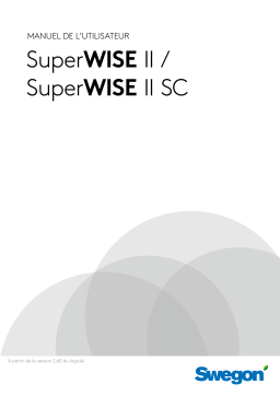 Swegon SuperWISE Mode d'emploi