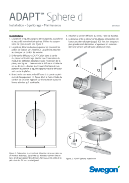 Swegon ADAPT Sphere Mode d'emploi