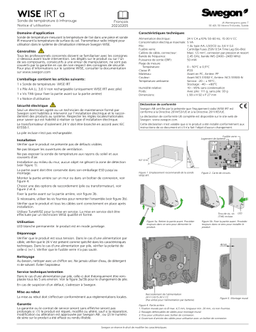 Swegon WISE IRTa Mode d'emploi | Fixfr
