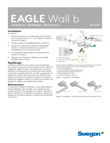 Swegon EAGLE Wall Mode d'emploi | Fixfr