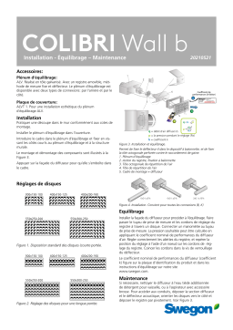 Swegon COLIBRI Wall b Mode d'emploi