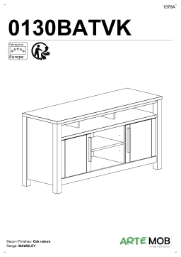 The Collection by Argos Collection Mawsley 2 Door Oak Veneer TV Unit Manuel utilisateur