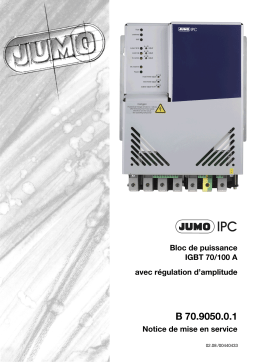 JUMO 709050 IPC IGBT Power Converter Mode d'emploi