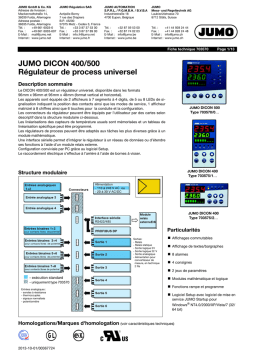 JUMO 703570 Fiche technique