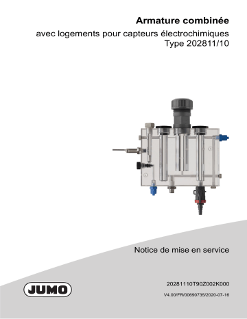 JUMO 202811 Fitting Mode d'emploi | Fixfr