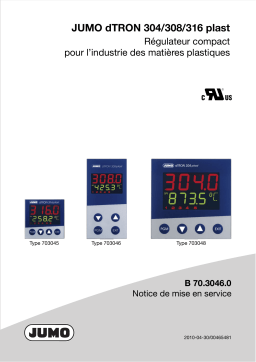 JUMO 703046 Compact Controller Mode d'emploi