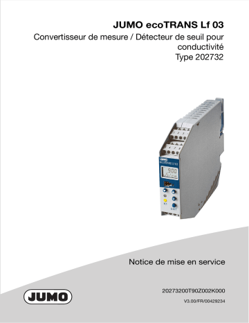 JUMO 202732 Transmitter / Switching Device Mode d'emploi | Fixfr