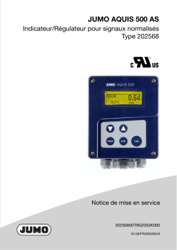 JUMO Aquis 500 AS Display Device / Controller for Standard Signal Mode d'emploi