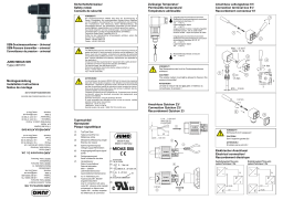 JUMO 401010 OEM Universal Pressure Transmitter Guide d'installation