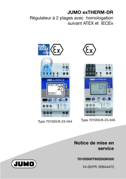 JUMO exTHERM-DR Two-State Controller Mode d'emploi