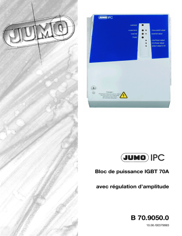 JUMO 709050 IPC IGBT Power Converter Mode d'emploi | Fixfr