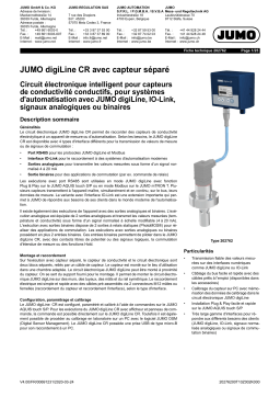 JUMO 202762 Transmitter Fiche technique