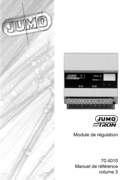 JUMO 704010 mTRON Controller module Manuel du propriétaire