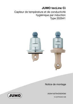 JUMO 202941 Inductive Conductivity and Temperature Sensor Guide d'installation