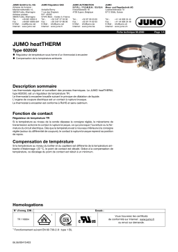 JUMO 602030 heatTHERM Fiche technique