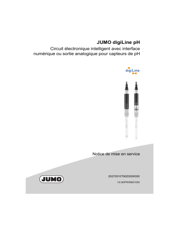 JUMO digiLine Intelligent Electronic Mode d'emploi | Fixfr