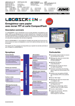 JUMO 706580 Fiche technique