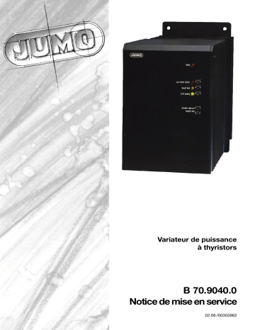 JUMO 709040 Manuel utilisateur | Fixfr