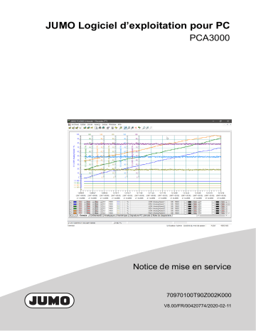 706530 | DICON touch | 703590 | 700101 | AQUIS touch S | LOGOSCREEN 601 | JUMO AQUIS touch P Modular Multichannel Measuring Device for Liquid Analysis Mode d'emploi | Fixfr