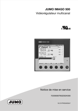 JUMO 703590 Multichannel Process Controller and Program Controller Mode d'emploi