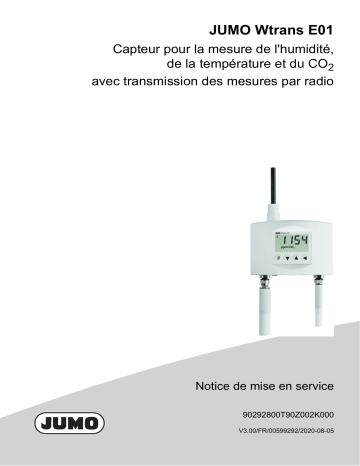 JUMO Wtrans E01 , and CO2 Mode d'emploi | Fixfr