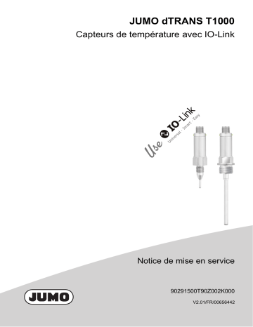 JUMO dTRANS T1000 Temperature Sensor Mode d'emploi | Fixfr