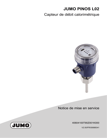 JUMO 406041 Calorimetric Flow Sensor Mode d'emploi | Fixfr