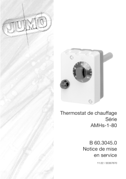 JUMO 603045 Heater thermostat Manuel utilisateur