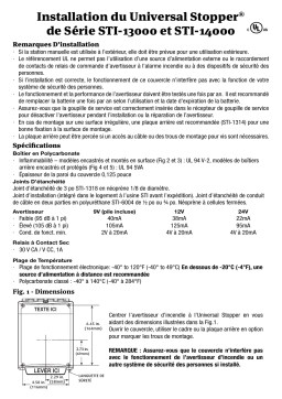 STI STI-13500NB Universal Stopper® Manuel utilisateur