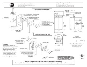 STI-6521-S | STI-6521-C | STI-6522-S | STI-6522-C | STI-6520-S | STI-6520-C-FR | STI-6520-S-FR | STI-6520-S-ES | STI-6519-FR | STI-6519-ES | STI-6520-C-ES | STI-6520-C | STI-6518 | STI-6529 | STI-6519 | STI STI-6514-S Bio Protector Manuel utilisateur | Fixfr