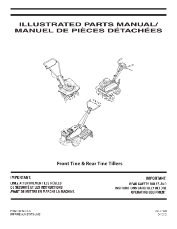 21A21MA563 | Troy-Bilt 21A21MK563 Garden Tiller Manuel du propriétaire | Fixfr