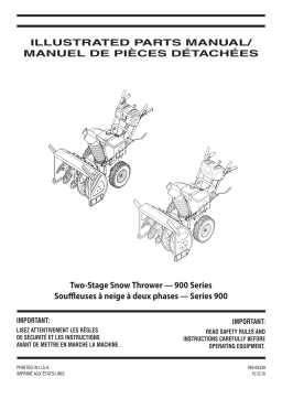 Troy-Bilt 31AH97P7563 Snow Blower Manuel du propriétaire