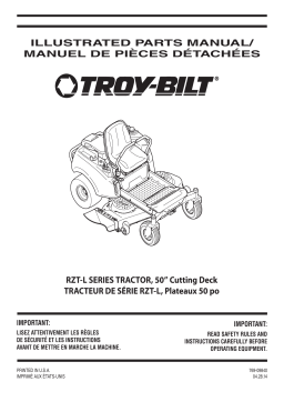 Troy-Bilt 17ARCACP563 Zero Turn Mower Manuel du propriétaire