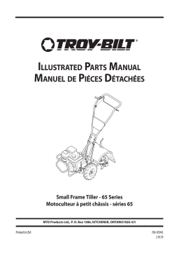 Troy-Bilt 21A65M1563 Garden Tiller Manuel du propriétaire