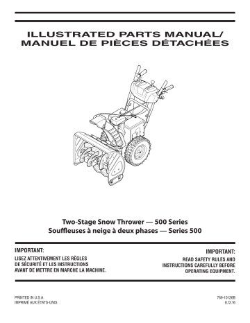 31BM53Q2563 | Troy-Bilt 31AM5BQ2563 Snow Blower Manuel du propriétaire | Fixfr