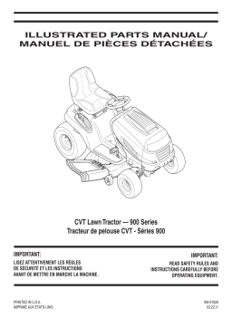 Troy-Bilt 13AV90KS563 Riding Lawn Mower Manuel du propriétaire