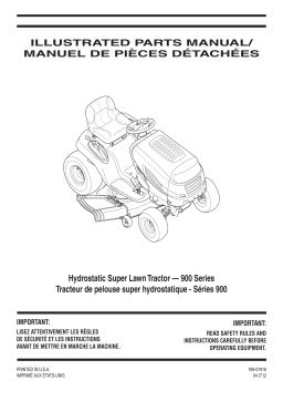 Troy-Bilt 13AQ92KP563 Riding Lawn Mower Manuel du propriétaire