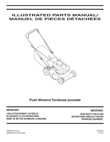 11AA22Q563 | Troy-Bilt 11AEB27Q563 Push Lawn Mower Manuel du propriétaire | Fixfr