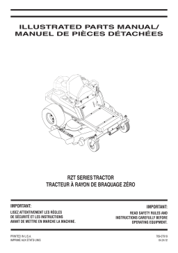 Troy-Bilt 17AF2ACP563 Zero Turn Mower Manuel du propriétaire